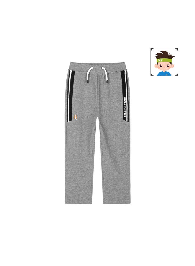 Hush Puppies Boys' Knit Athletic Pants Spring/autumn Children's Long Pants Stretchy Breathable Pants For Running - Image 2