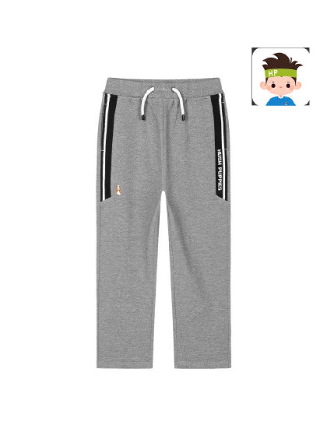 Hush Puppies Boys' Knit Athletic Pants Spring/autumn Children's Long Pants Stretchy Breathable Pants For Running - Image 1