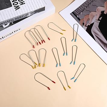 Apausvcm 24Pcs Hot Roller Clips Portable Hot Curler Clips Replacement Securing Pins Hair Clip for Rollers Large Medium Small - Image 3