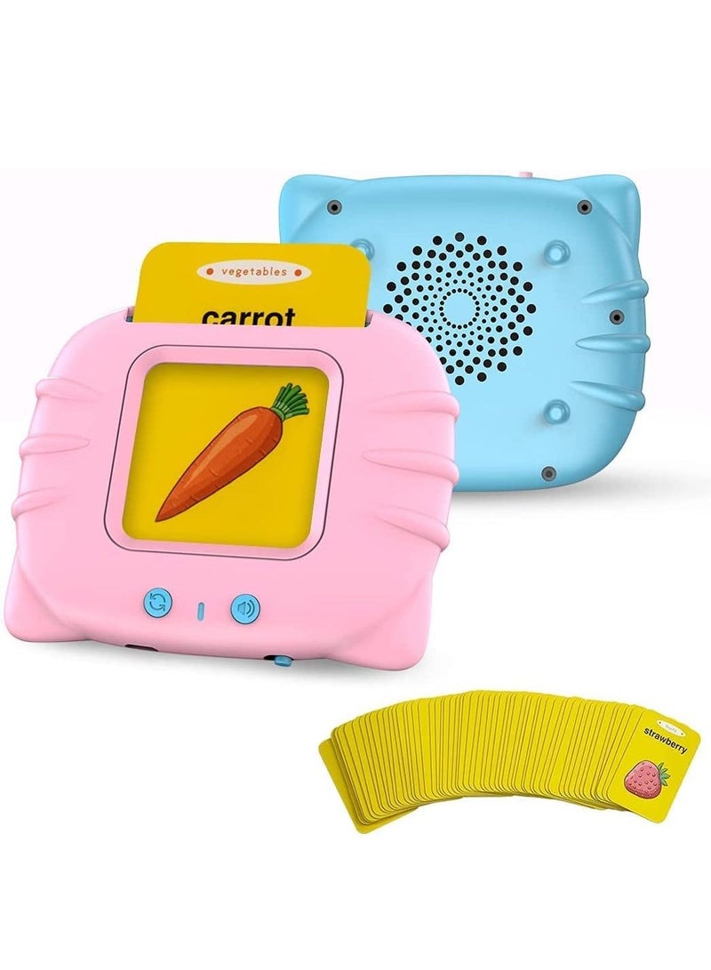 English Enlightenment Card Type Early Education Machine ， Toddler learning Toys， Suitable for 1-3 years Old Children Electronic Learning Toys/ Suitable for Daycare, Preschool, Kindergarten/Boys, Girls - Image 1