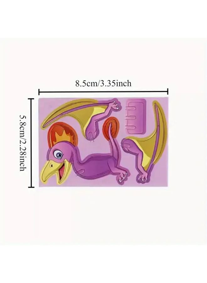 CT Dinosaur Puzzle 3D 30Pcs Educational DIY Paper Craft For Kids Birthday Gifts - Image 5