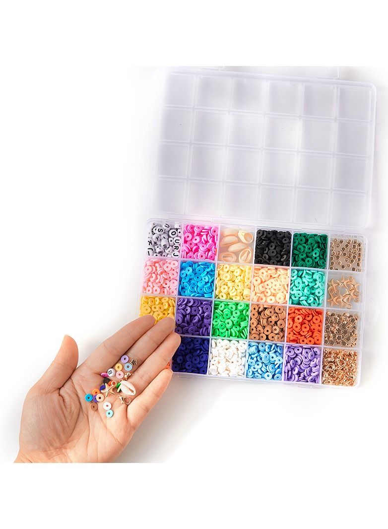 Gonice Gonice Glass Beads for Jewelry Making, Lucky Goddness Round Faceted Shape Colourful Crystal Spacer Beads Assortments Supplies for Making Handcrafts, DIY Bracelets Necklaces Colourful Bead Accessories - Image 2