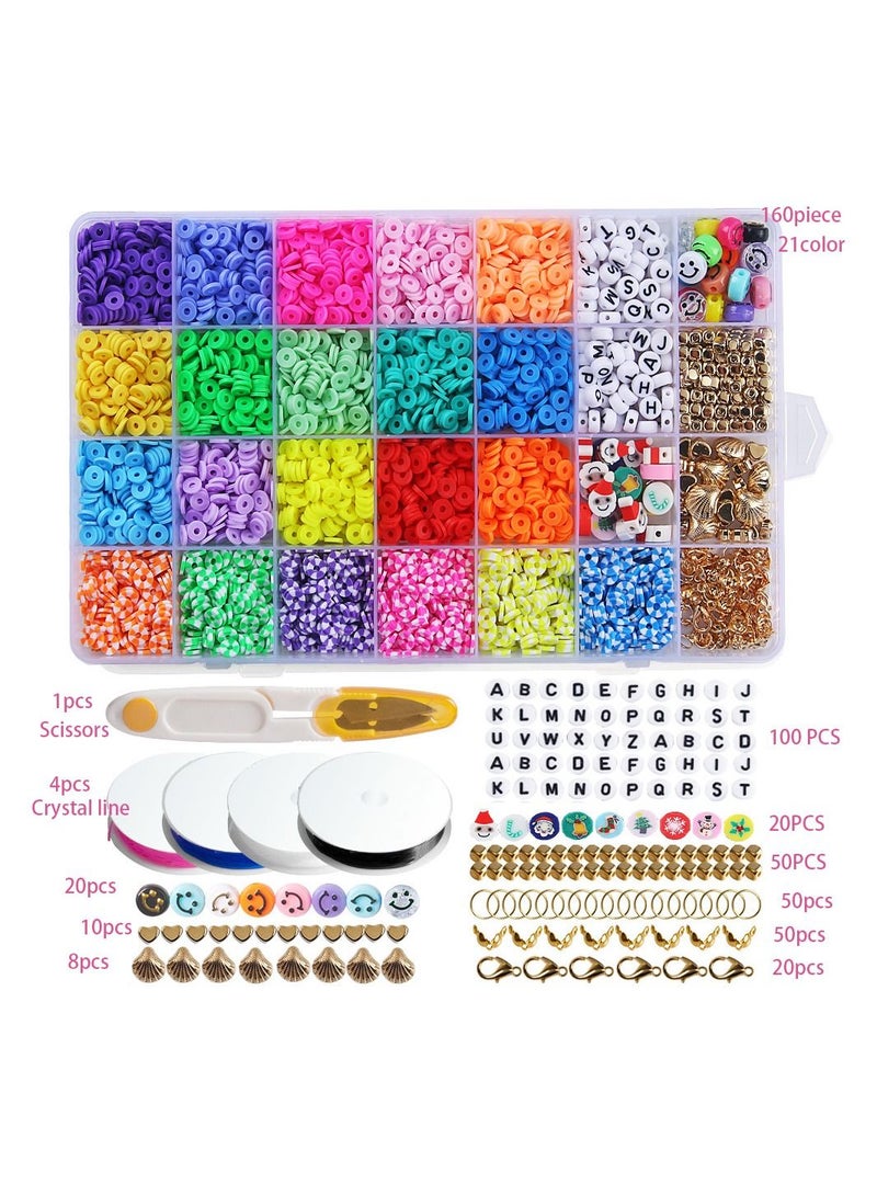 Gonice Gonice Glass Beads for Jewelry Making, Lucky Goddness Round Faceted Shape Colourful Crystal Spacer Beads Assortments Supplies for Making Handcrafts, DIY Bracelets Necklaces Colourful Bead Accessories - Image 5
