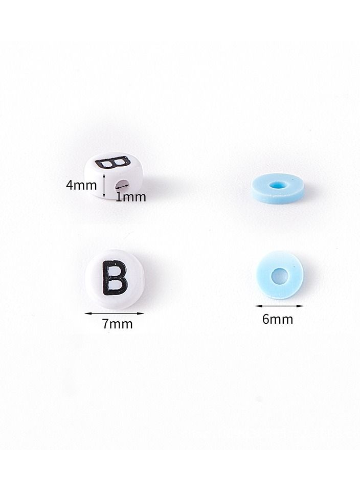 Gonice Gonice Glass Beads for Jewelry Making, Lucky Goddness Round Faceted Shape Colourful Crystal Spacer Beads Assortments Supplies for Making Handcrafts, DIY Bracelets Necklaces Colourful Bead Accessories - Image 4
