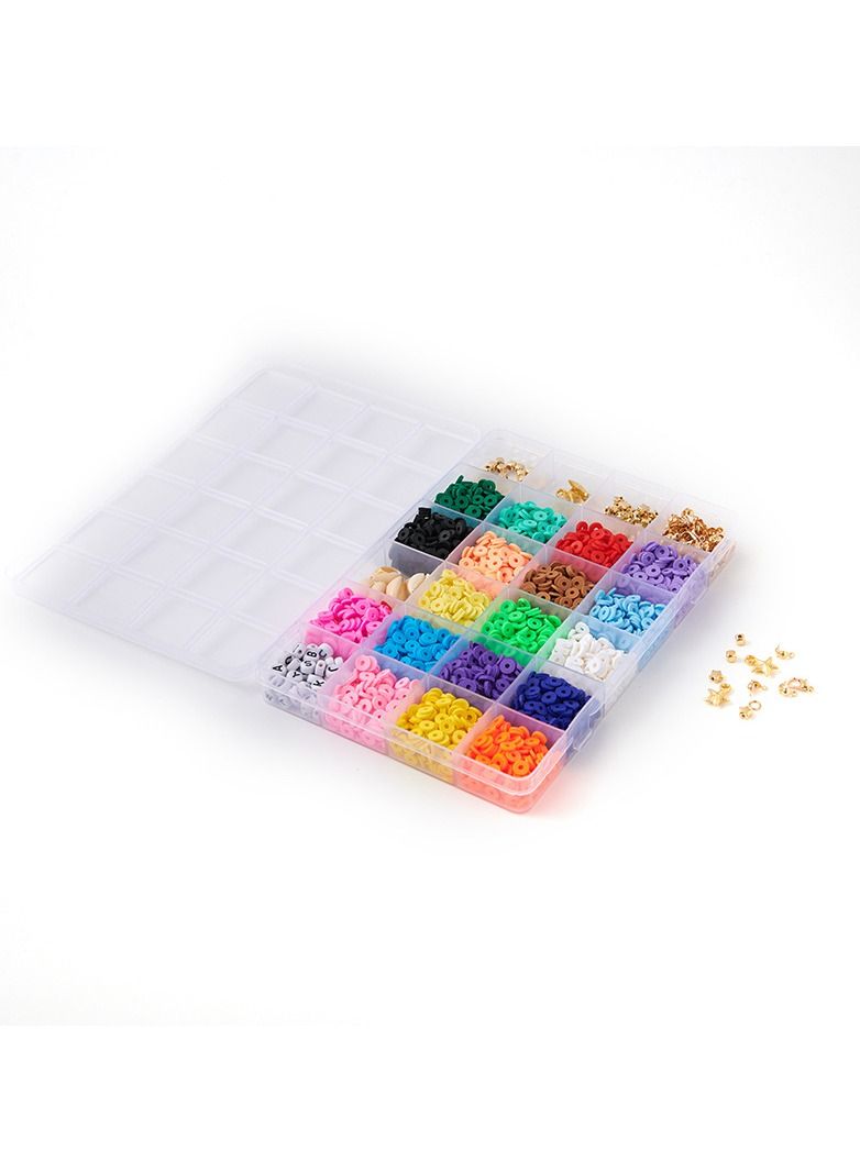 Gonice Gonice Glass Beads for Jewelry Making, Lucky Goddness Round Faceted Shape Colourful Crystal Spacer Beads Assortments Supplies for Making Handcrafts, DIY Bracelets Necklaces Colourful Bead Accessories - Image 3