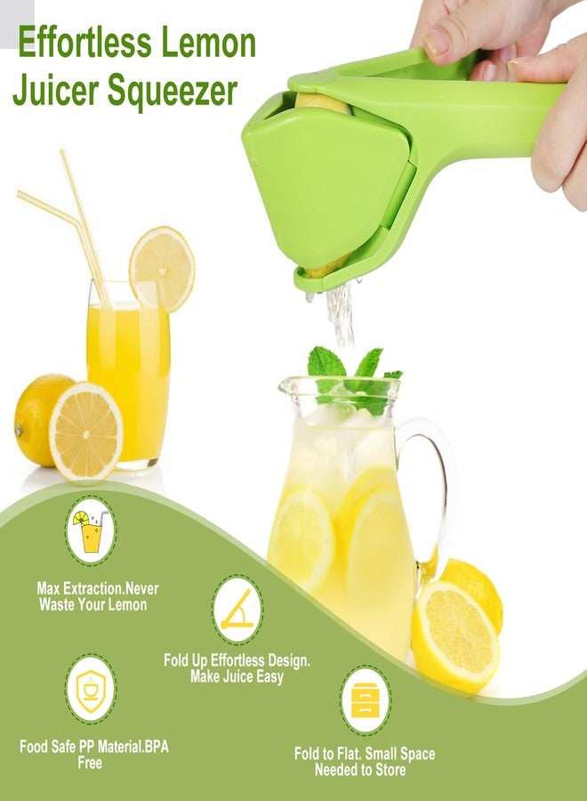 ToGeeKa Lemon Squeezer, Effortless Manual Flat Lime Juicer Squeezer, Hand Citrus Press, Folds Design For Saving Space Storage, Easy to Make Juice From Lemon, Lime, Cirtus, Orange, Fruits - Image 2