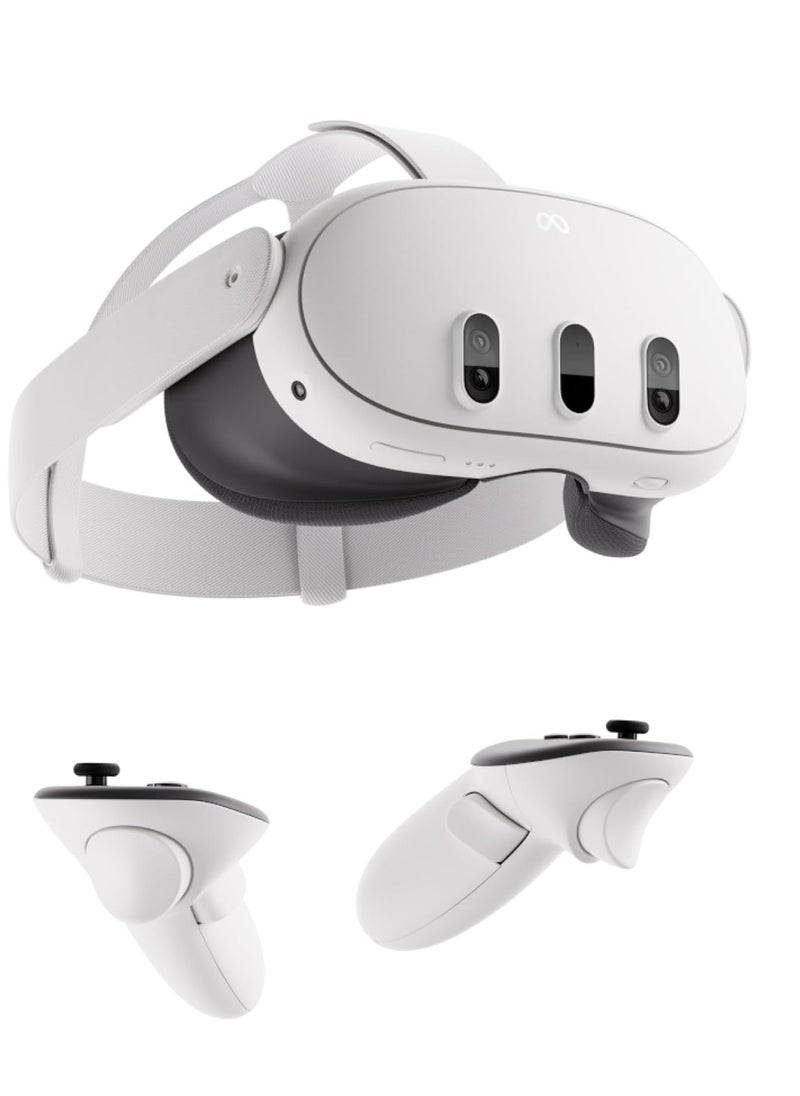 Meta Quest Quest 3 512GB – Standalone Virtual Reality Headset | Breakthrough mixed reality – Powerful performance white  - Image 1