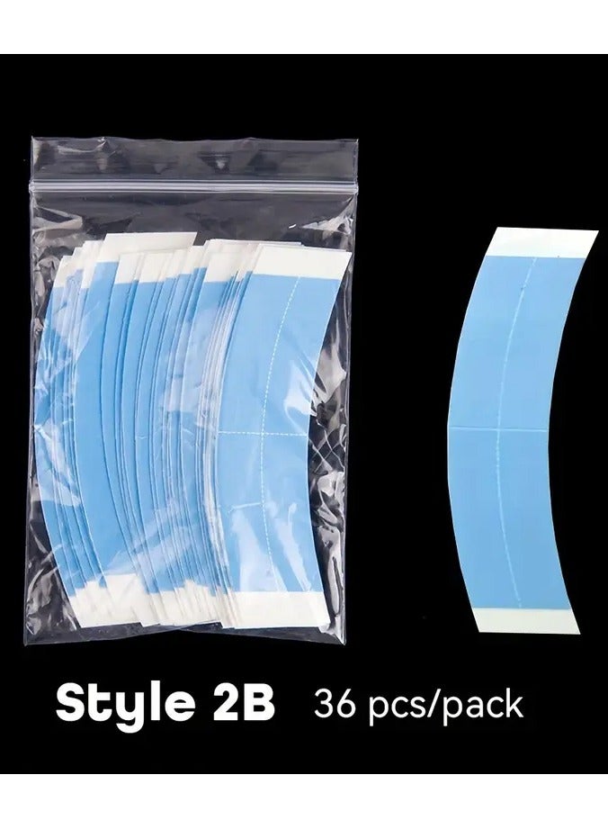 Rozino 36pcs Waterproof Ultra-Strength Wig Tape - Double Sided for Seamless Lace Front Wigs, Hair Extensions & Toupees - Secure, Reusable, Comfortable Hold - Image 1