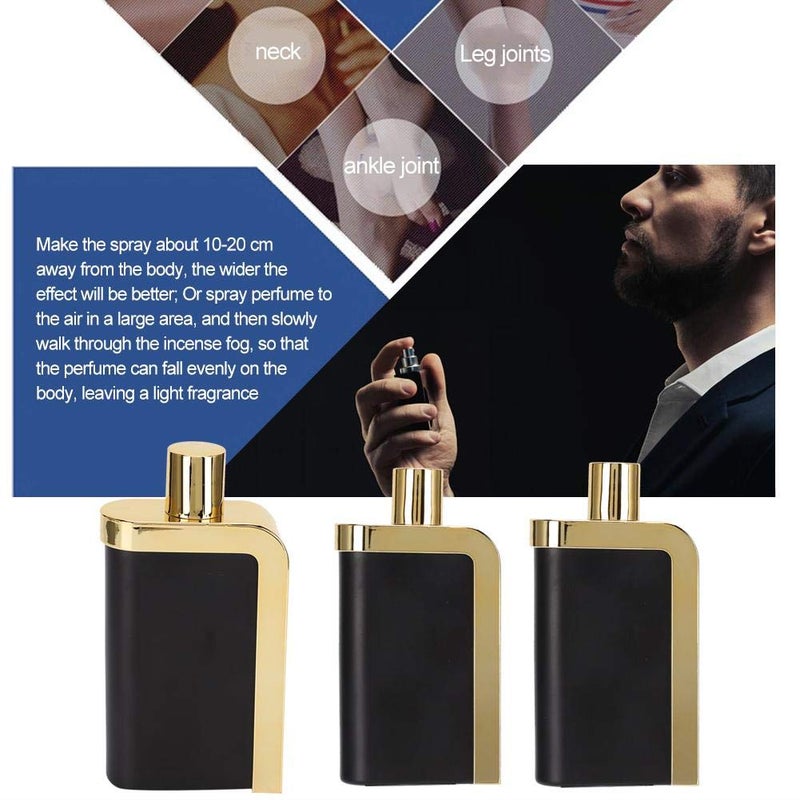 klarako 100ml Men Perfume, Fragrance Spray Perfume Gentleman Odor-Removing Long-Lasting Fragrance for Office&Party, Cologne Natural Fragrance Male Perfume Gift - Image 2
