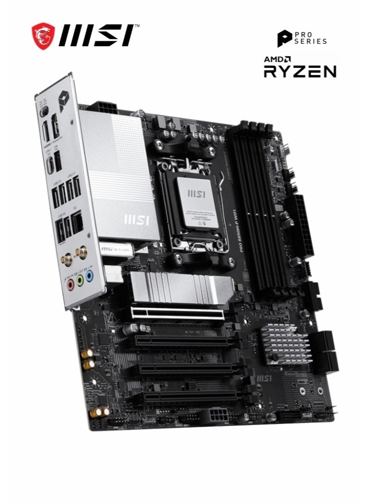MSI PRO B850M-P WIFI | Motherboard, ATX - Supports AMD Ryzen 9000/8000 / 7000 Processors, AM5 - DDR5 Memory Boost, PCIe 5.0 x16 & 4.0 x16, M.2 Gen5 | 911-7E71-001 - Image 4