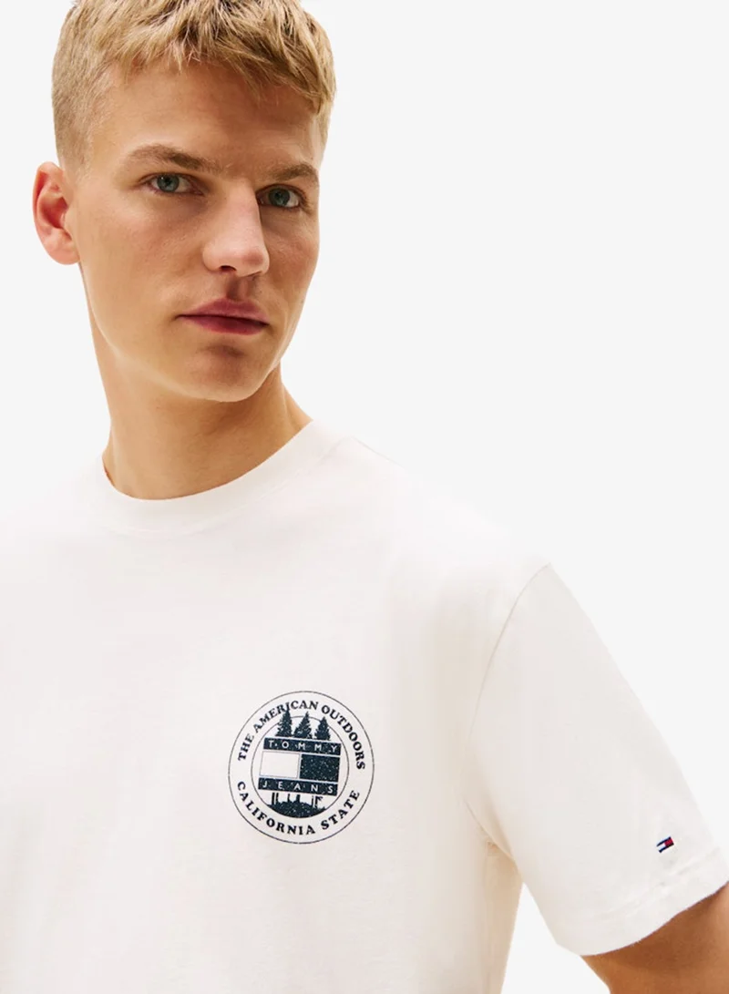 TOMMY JEANS  Outdoor Crew Neck T-Shirt for Men | Best Price UAE