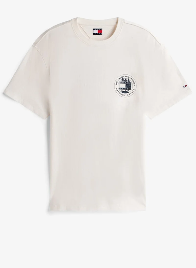 TOMMY JEANS  Outdoor Crew Neck T-Shirt for Men | Best Price UAE