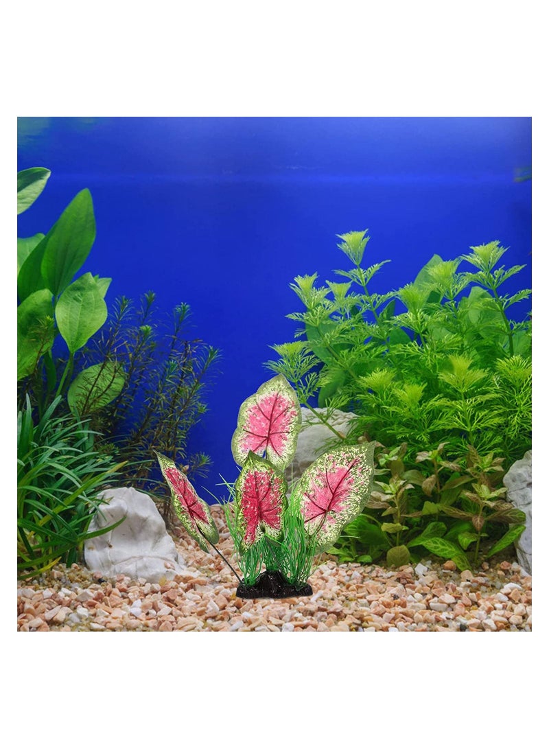 زينة نباتات صناعية لحوض السمك - Image 4