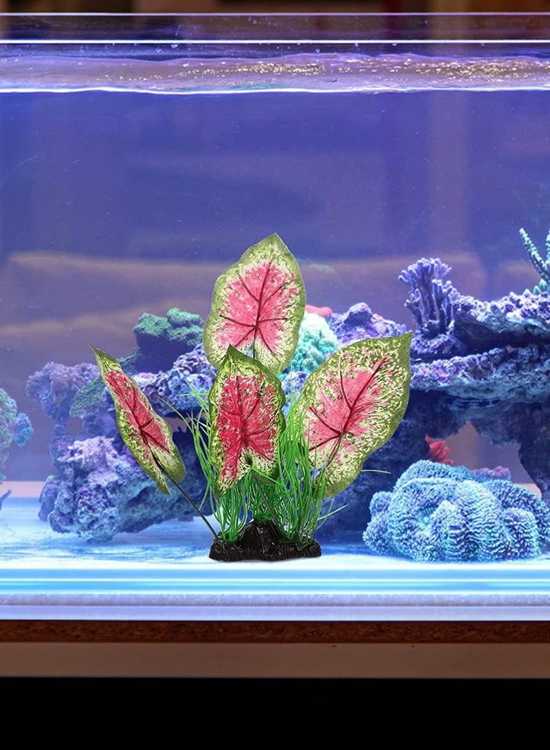 زينة نباتات صناعية لحوض السمك - Image 3
