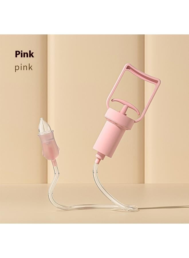 Baby Nasal Aspirator & Portable Hand Puller Nose er, Strong Suction Nose Cleaner| Easy to Operate | Reusable | Easy to Carry & Soft Silicone , Negative Pressure Principle - Image 1