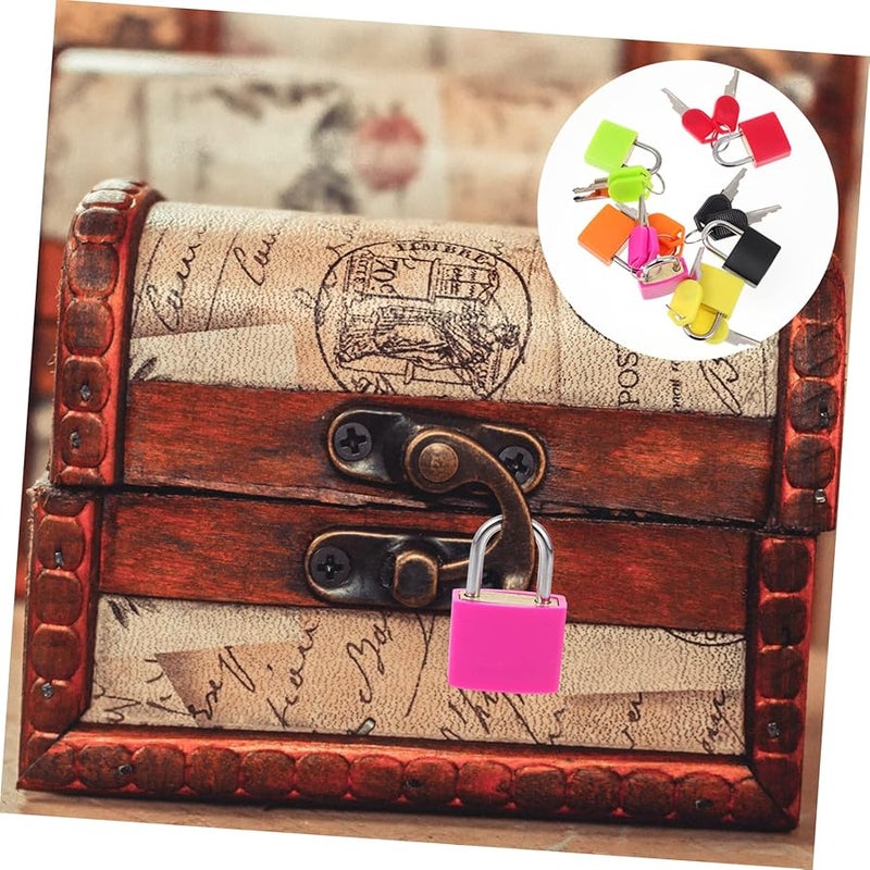 ARTIBETTER 18 Pcs Padlock with Key Travel Lock for Suitcases Diaries Lightweight Set of 3 - Image 4