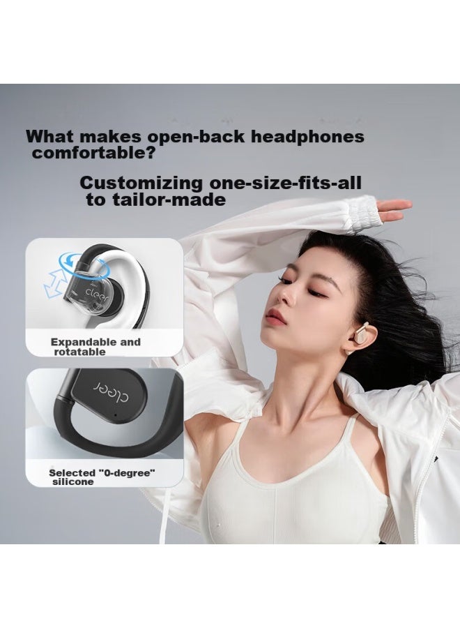 Cleer Arc3 Pro Non-in Open-ear Ai Smart Heart Rate And Blood Oxygen Monitoring Wireless Bluetooth Sports Earphones Compatible With Huawei, Apple, Xiaomi, Starry Black - Image 2