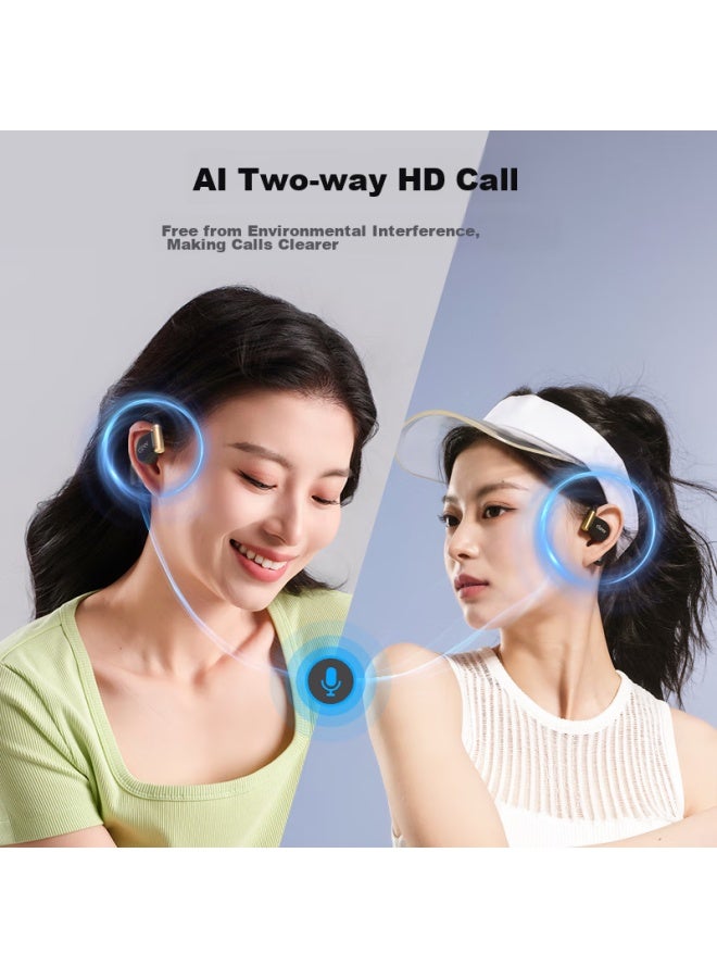 Cleer Arc3 Pro Non-in Open-ear Ai Smart Heart Rate And Blood Oxygen Monitoring Wireless Bluetooth Sports Earphones Compatible With Huawei, Apple, Xiaomi, Starry Black - Image 4