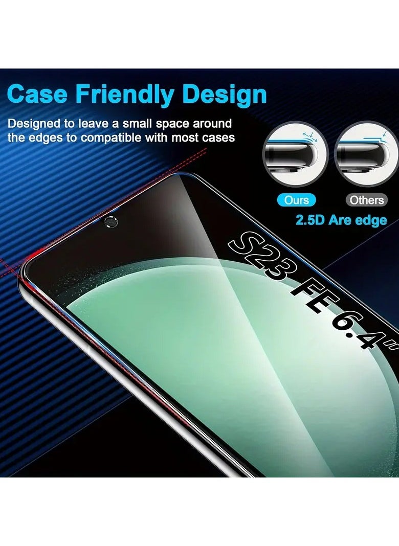 TWEGGON Samsung S23 FE Screen Protector, Tempered Glass Screen Protector for Samsung Galaxy S23 FE 6.4" Clear  - Image 2