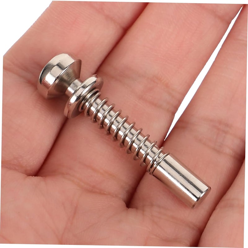 4 قطع من المزاليج الزنبركية لسرير نافذة شاشة سرير الأطفال قفص باب قفل آمن سهل التركيب - Image 5