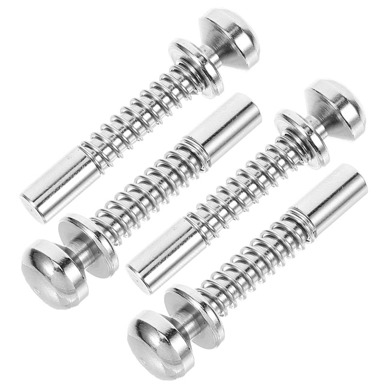 4 قطع من المزاليج الزنبركية لسرير نافذة شاشة سرير الأطفال قفص باب قفل آمن سهل التركيب - Image 2