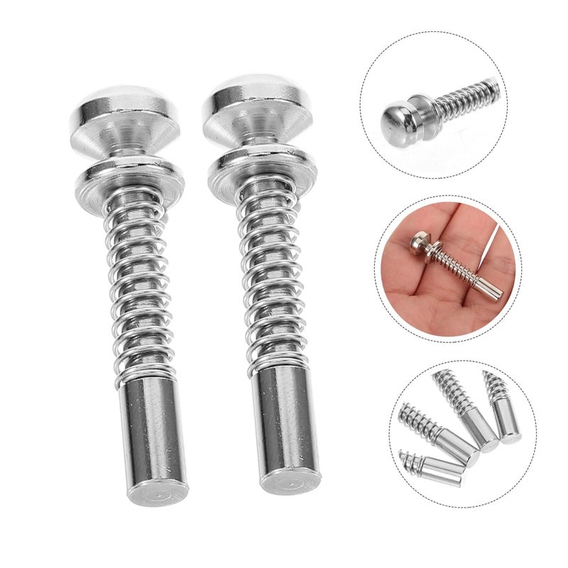 4 قطع من المزاليج الزنبركية لسرير نافذة شاشة سرير الأطفال قفص باب قفل آمن سهل التركيب - Image 4