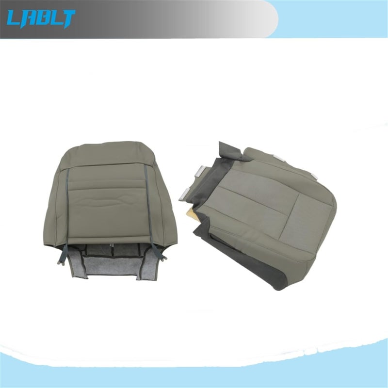 LABLT Gray Leather Seat Cover Replacement for Ford Expedition 2007-2015 - Image 3