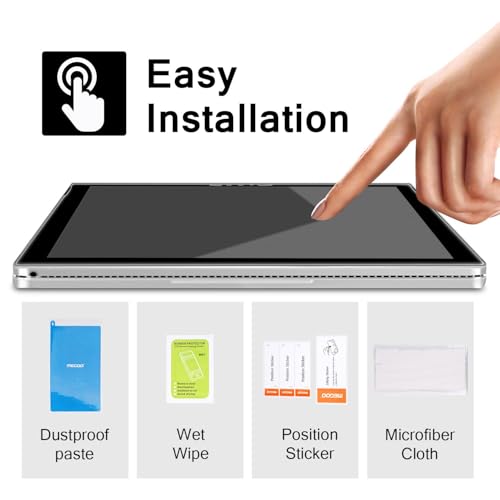 Megoo [2-Pack Screen Protector for Surface Pro 6, Friendly Touching/Easy Installation/High Sensitivity/HD Clear Tempered Glass, Compatible for Microsoft New Surface Pro 6 Pro 5/4 12.3 Inch - Image 4