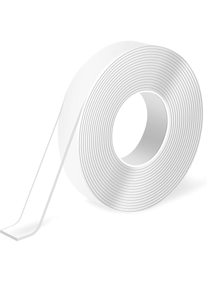 PROMASS Extra Strong Double Sided Tape Heavy Duty Removable, Clear Sticky Adhesive Nano Tape Tough Washable Waterproof Mounting Tape for Hanging Picture, Poster, Carpet | Holds Upto 12lb | 5.5kg  - Image 1