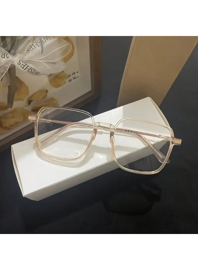 سينت هاوس نظارات حماية عصرية من Ocean - عدسات شفافة، إطار خفيف الوزن ومتين، مناسب للقيادة والأنشطة الخارجية، تصميم عصري مستوحى من الطراز الأوروبي، نظارات أنيقة، نظارات عصرية، نظارات فاخرة، احترافية أنيقة، عدسات عالية الجودة، مناسبة للاستخدام اليومي (مع حافظة نظارات). نظارات واقية من الضوء الأزرق. - Image 3