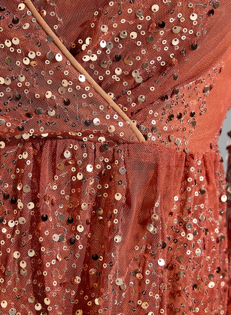 Ginger Boutique Sequin Evening Dress