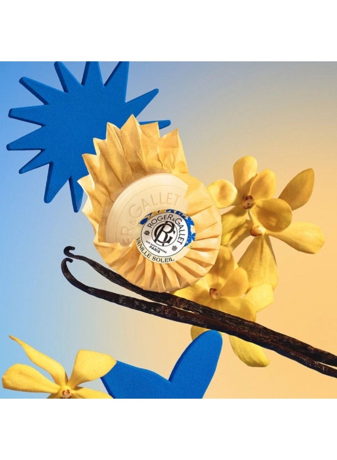 ROGER & GALLET Roger&Gallet Vanille Soleil Wellbeing Soap Naturally Relaxing 100g - Image 3