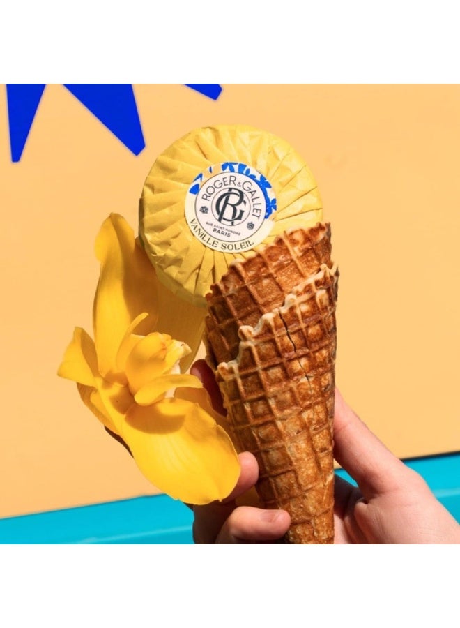 ROGER & GALLET Roger&Gallet Vanille Soleil Wellbeing Soap Naturally Relaxing 100g - Image 4