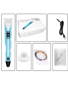 M MIAOYAN 3D printing pen with display - includes 3D pen, PLA filaments in multiple introductory colors, template book + charger, unleashing children's graffiti nature  - Image 4