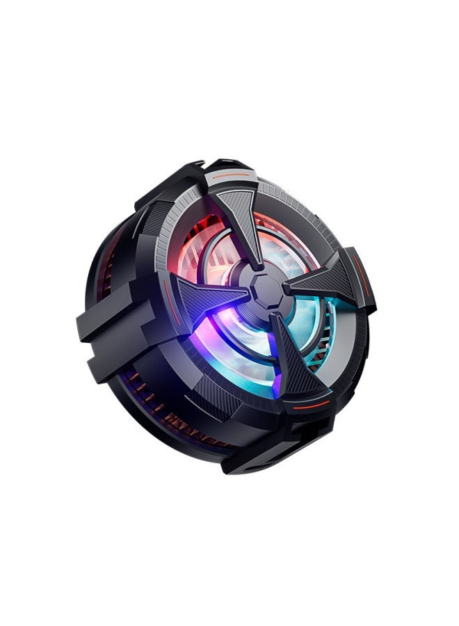 AL12 AL11 AL10 AL19 AL02 Magnetic Ice Cooling Mobile Phone Radiator Fan-Color:AL19 Icing [digital Display Back Clip]]  - Image 3