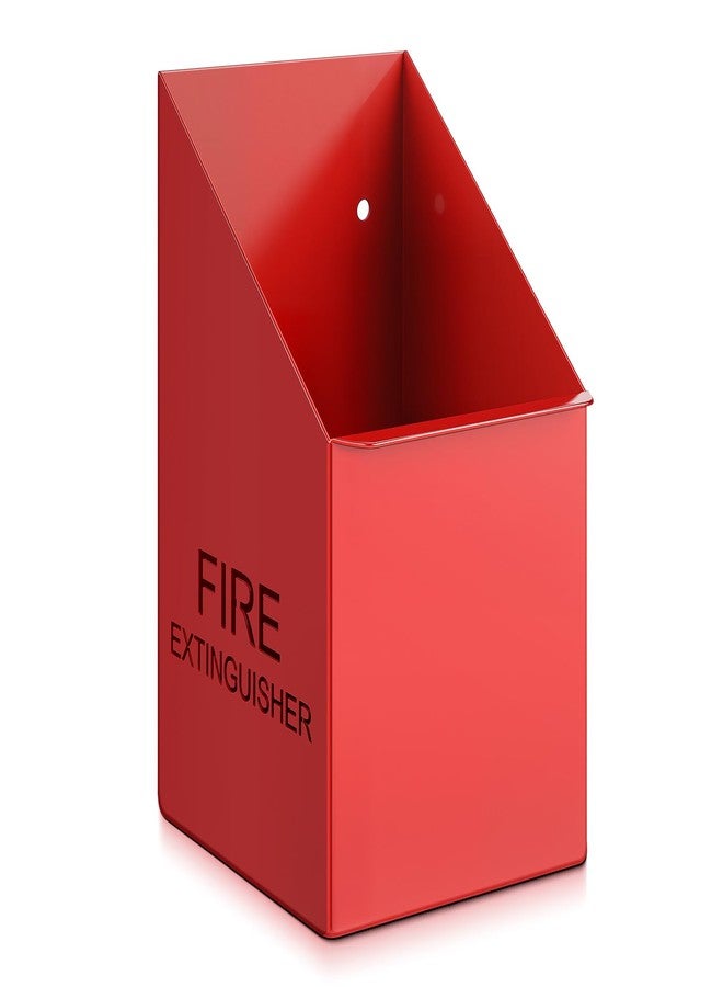 Pelopy Fire Extinguisher Mount Wall Hook Bracket Include Screws, Fit 5lb Extinguishers, Easy to Install, Red Fire Extinguisher Holder for School Garage Vehicle Boat Truck Home Use - Image 1