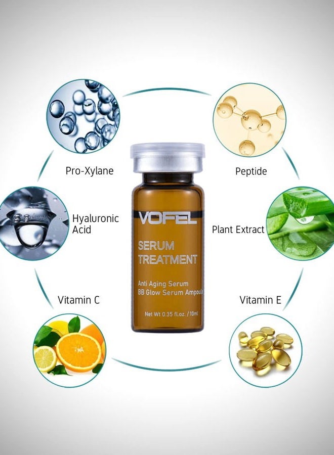 Vofel Anti Aging Serum With Hyaluronic Acid For Microneedling Bb Glow Starter Kit Ampoules Face 0.35 Oz 4 Vials - Image 4