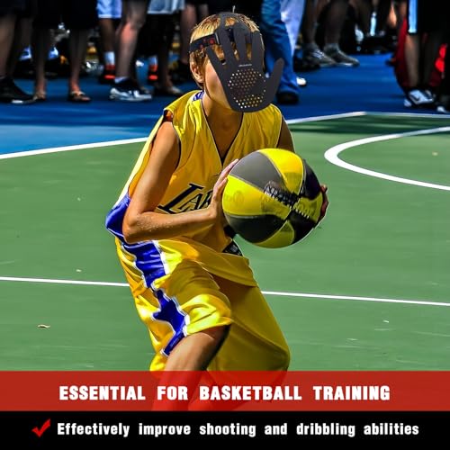 bibahala Headgear Blocking Guards Basketball Defensive Mask 2nd Generation 3D Eye-Blocking Shooting Dribble Mask Guard Shooter Jump Shot Basketball Associates Training Equipment (Shooting Style) - Image 2
