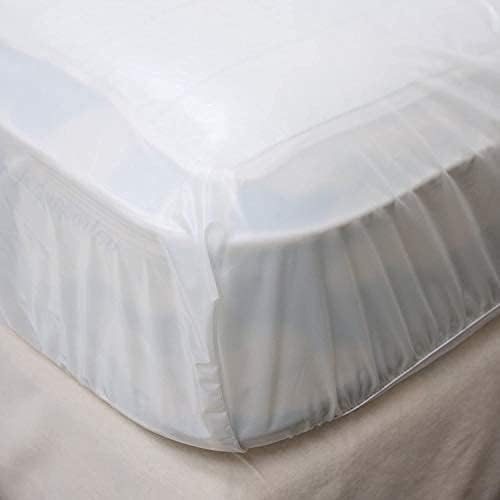 Home Expressions Vinyl Plastic Mattress Protector Fitted Sheet Style Waterproof Mattress Cover Breathable and Spill Protection Fits a Mattress Up to 11.5" Deep (Full 78"x54"X11.5" Deep) - Image 1