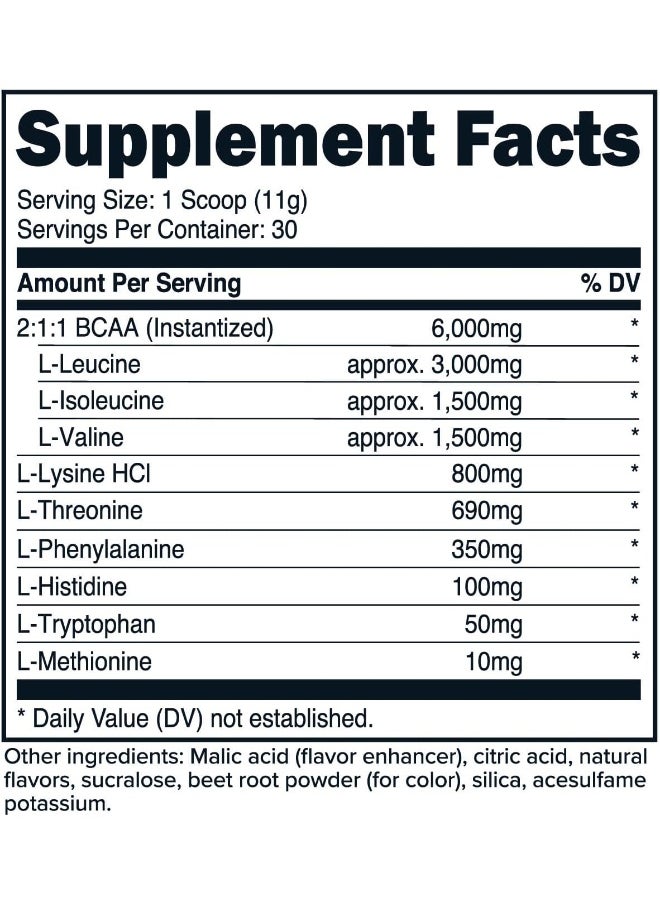 Primaforce Eaa Powder (30 Servings, Fruit Punch Flavor) | Essential Amino Acids For Pre/Intra Workout And Recovery - Non-Gmo And Gluten Free  - Image 2