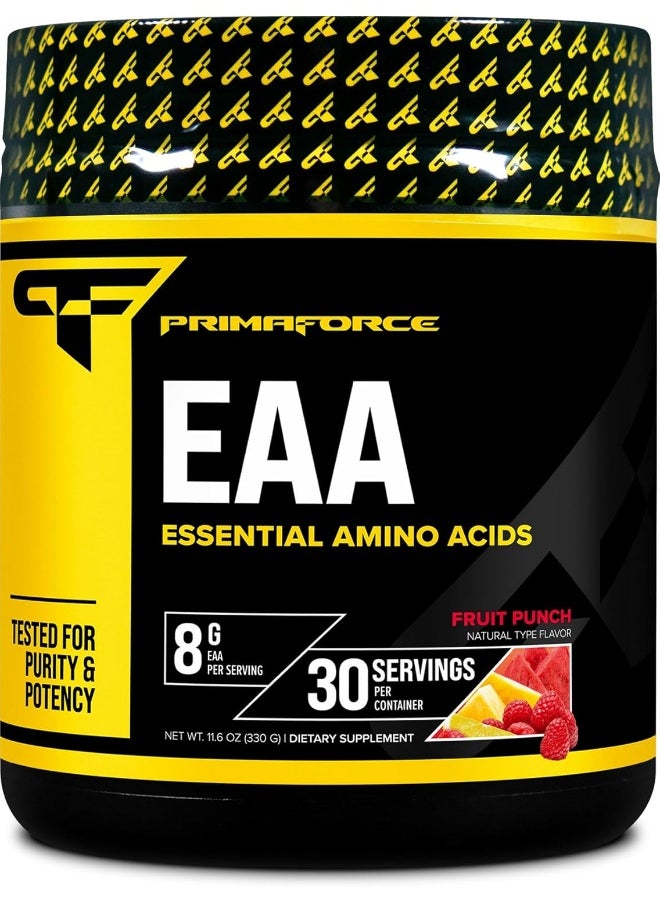 Primaforce Eaa Powder (30 Servings, Fruit Punch Flavor) | Essential Amino Acids For Pre/Intra Workout And Recovery - Non-Gmo And Gluten Free  - Image 1