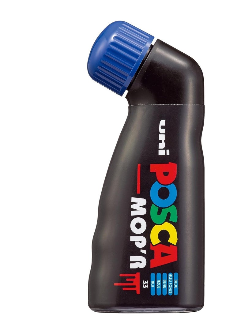 POSCA POSCA - Uni Mitsubishi Pencil - MOP'R Marker - Round Tip XXL 3-19 mm - Ergonomic Shape, Semi-Rigid Body - Water-Based Paint Marker - All Holder - Dark Blue - Image 1