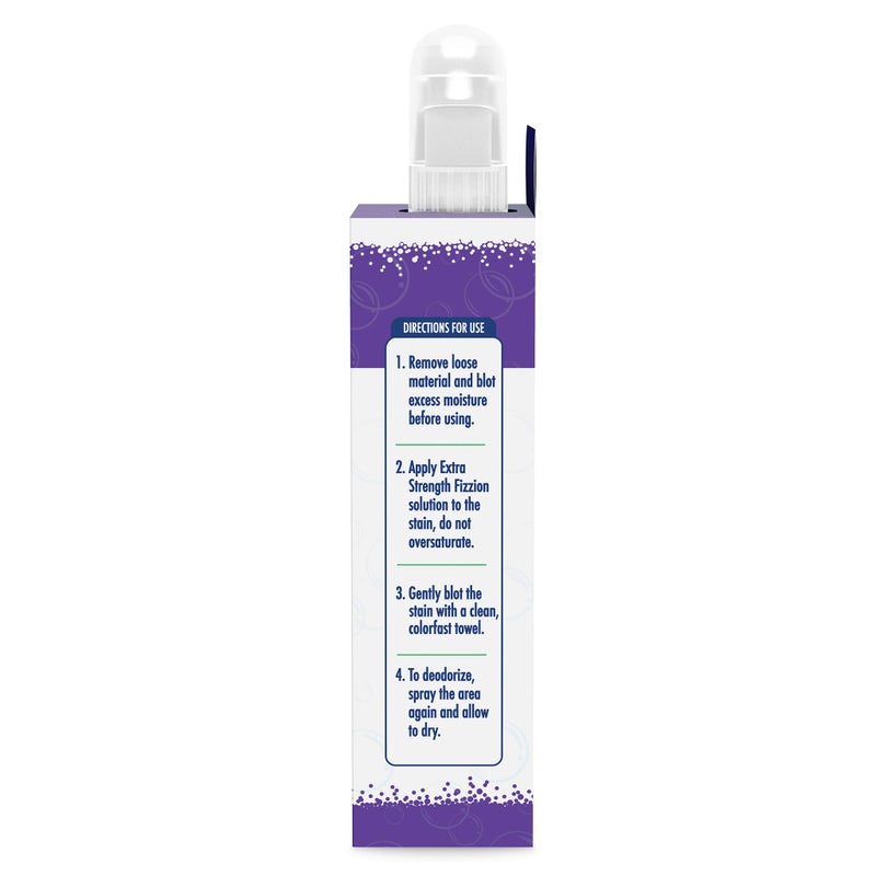 Fizzion Extra Strength Pet Stain and Odor Remover 23 Ounce Empty Spray Bottle with 2 Refills - Image 3