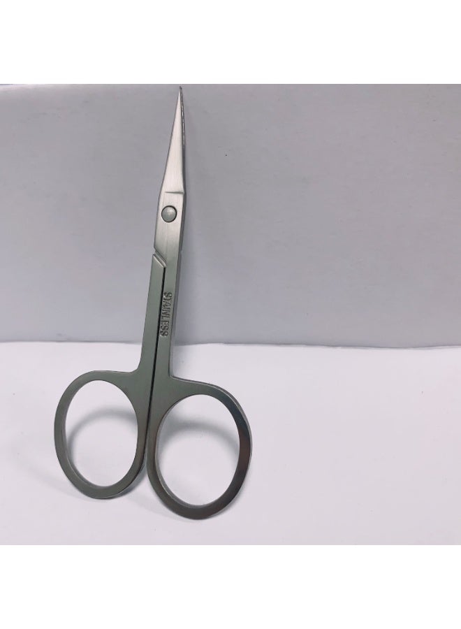 Rozino Ultra-Thin Stainless Steel Cuticle Scissors, Precise Curved Nail Tool for Professional Nail Care - Image 1