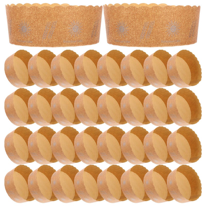 Large 14cm Greaseproof Paper Cupcake Holders 100pcs for Muffins Desserts Party Home Baking - Image 2