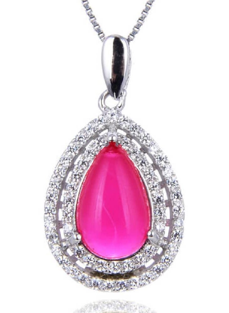 J.Rosée Swarovski Elements Crystal 18K Rose Gold Plated 925 Sterling Silver Pendant Necklace for Women Gift Packing J.Rosée Fashion Jewelry JR-1006 - Image 1