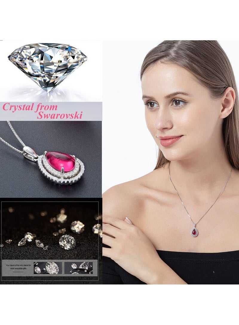 J.Rosée Swarovski Elements Crystal 18K Rose Gold Plated 925 Sterling Silver Pendant Necklace for Women Gift Packing J.Rosée Fashion Jewelry JR-1006 - Image 3