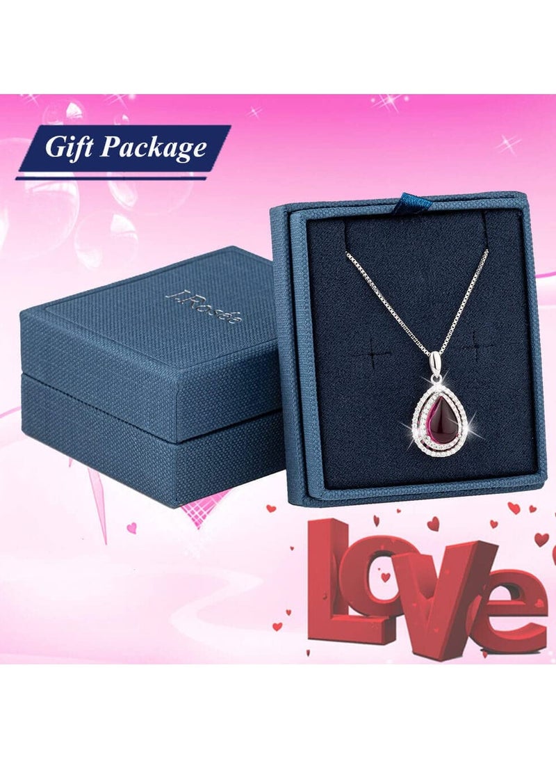 J.Rosée Swarovski Elements Crystal 18K Rose Gold Plated 925 Sterling Silver Pendant Necklace for Women Gift Packing J.Rosée Fashion Jewelry JR-1006 - Image 4
