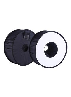 NIBEMINENT Ring Softbox Speedlight Soft Box Flash Light White/Black 