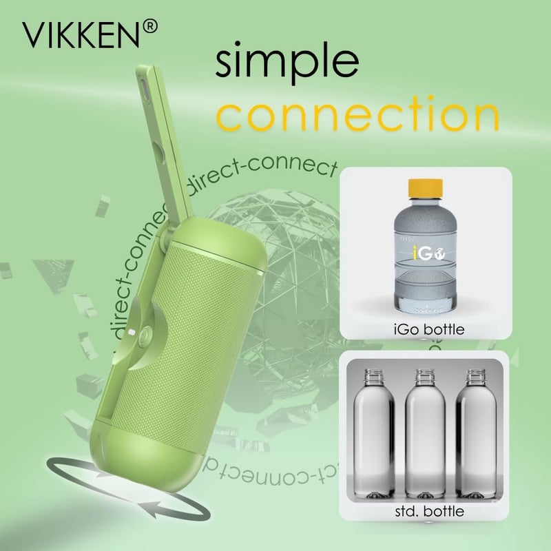 VIKKEN Store ® 250ml iGo X Portable Travel Bidet USB-Type C Rechargeable Electric Mobile Handheld Ultra Strong Water Spray Personal Hygiene Self Care for Men & Women - Image 3